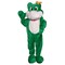 The Costume Center Green and White Frog Mascot Unisex Adult Halloween Costume - One Size